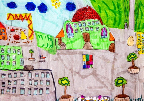 Bunte Stadt