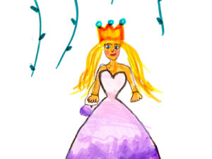 Prinzessin unter Ranken